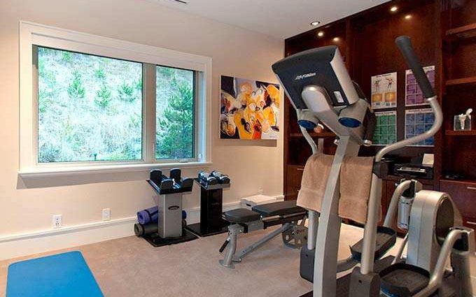 台州装修设计室内家庭健身房，让自己过上健康生活